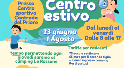 Locandina centro estivo Farini